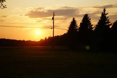 Erie sunset