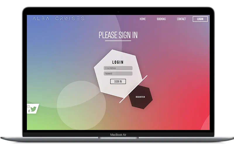 Alba Cruises Desktop View